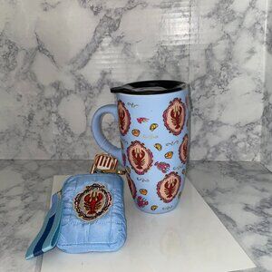 NWT Luna & Sage Ceramic Travel Mug w Coin Purse